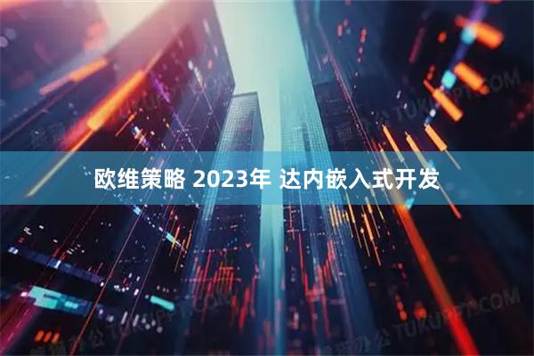 欧维策略 2023年 达内嵌入式开发