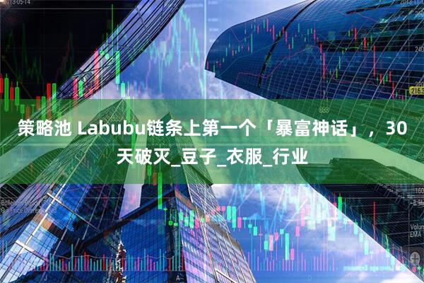 策略池 Labubu链条上第一个「暴富神话」，30天破灭_豆子_衣服_行业